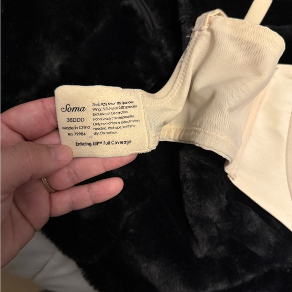 Soma light pink Bra full coverage size 36DDD - Picture 4 of 4